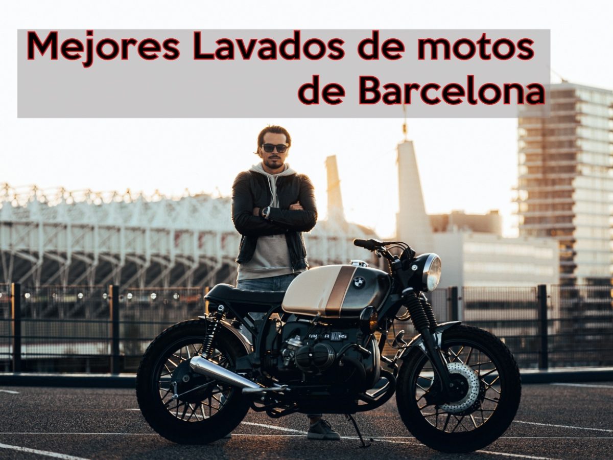 Lavado de motos en Barcelona